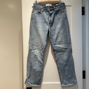 Denim Forum - The Arlo High Rise Straight Jean